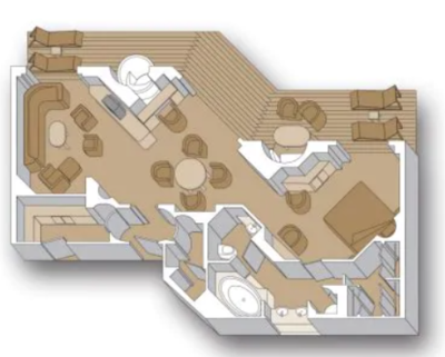 Holland America Line - Nieuw Amsterdam - Pinnacle Suite Floor Plan.png